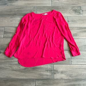 Loft pink blouse